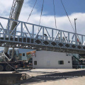 Pasarela de aluminio para un muelle flotante